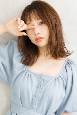 【S.BROOM】ラフミディー外ハネスタイル