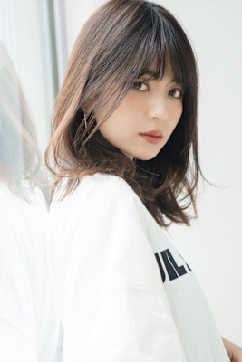 【S.BROOM】ナチュラルセミディースタイル