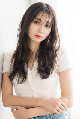 【S.BROOM】シースルーバングレイヤースタイル