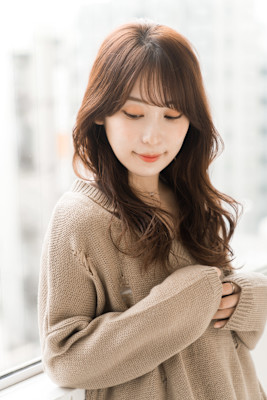 【S.BROOM天王寺店】韓国風くびれレイヤースタイル