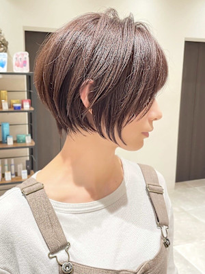 30代40代50代白髪ぼかし髪型白髪染め面長扱いやすい髪型