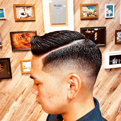 サイドパート/スキンフェード