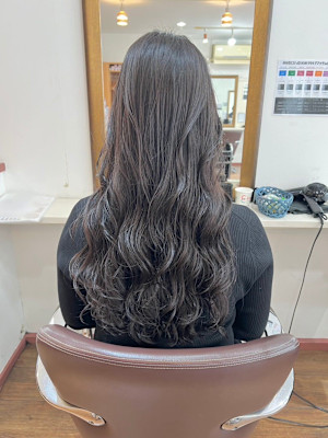 【デジタルパーマ】コテ巻き風／韓国風パーマ