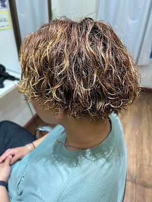 【波巻きパーマ】メンズパーマ／抜け感