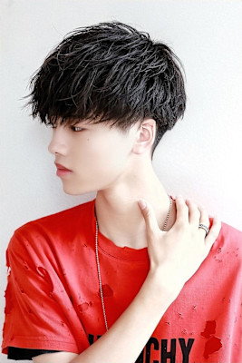 ルーズパーマ　スパイラル　マッシュ