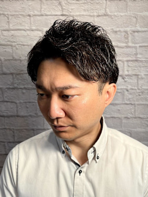 ビジネスマン向けパーマ