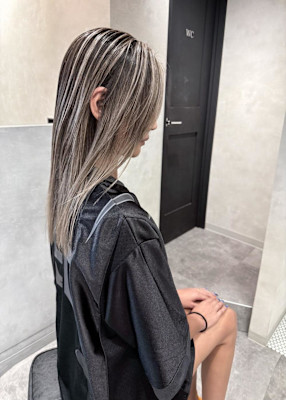 ★顔周り＆襟足が暗くならないバレイヤージュ★