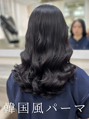 #韓国風パーマ #コテ巻き風パーマ #ロングパーマ #パーマ