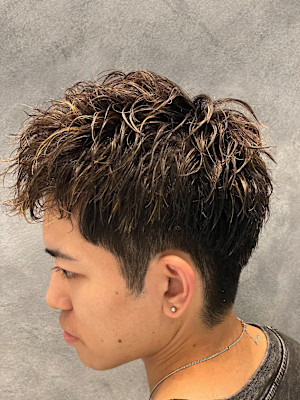 ショートスパイラルパーマ