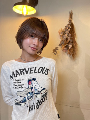 ニュアンスショートボブ