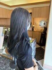 ブリーチあり/インナーブルー【宮崎市/カラー】