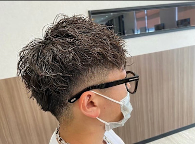 メンズカットツイストパーマ