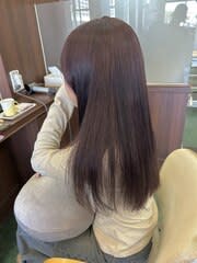 ブリーチあり/ラベンダーグレージュ【宮崎市/柳丸町】