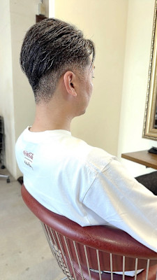 【大人の色気ヘア】かき上げ波巻きパーマ