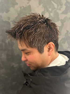 アップバングショート