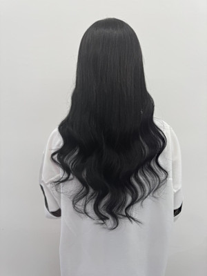 韓国風清楚！漆黒ロング！