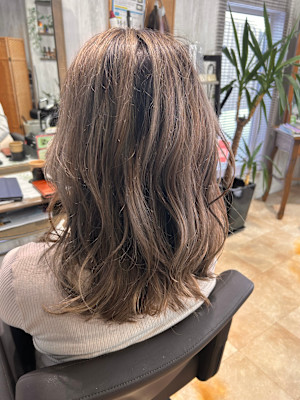 ミディアムバレイヤージュ