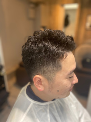 メンズパーマカット