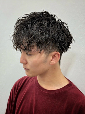 縦落ちスパイラルパーマ