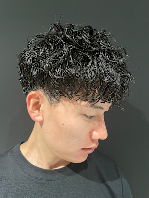 波巻きソフトツイストパーマ