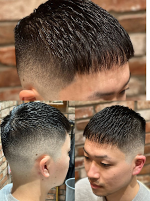 クロップスタイル×スキンフェード