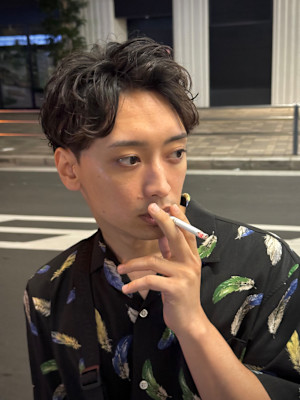 夏のモテ髪メンズソフトパーマ