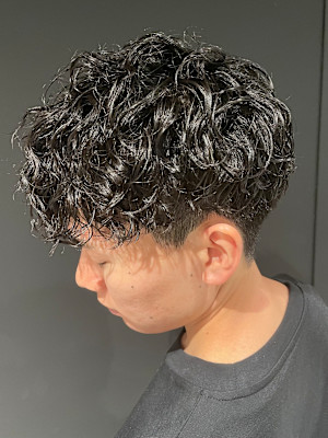 波巻きソフトツイストパーマ