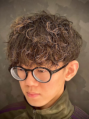 スパイラルパーマ