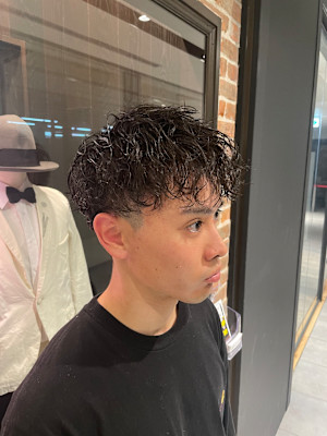 緩めツイストパーマ