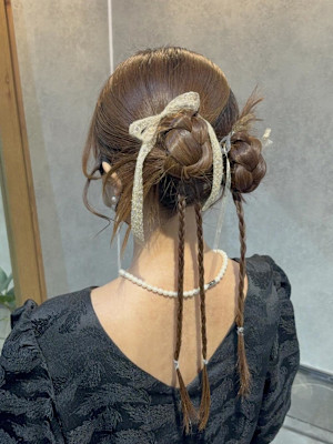 ○アシンメトリーなツインアレンジ