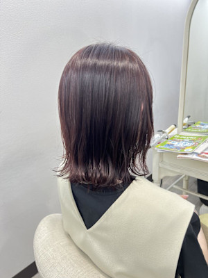 ミディアムボブ/サンセット