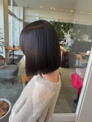 【ももか】艶ボブカット/藤枝/髪質改善