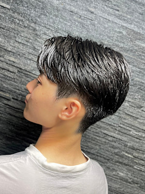 ナチュラルセンター分け