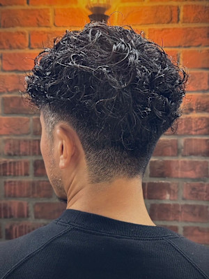 無造作風パーマスタイル