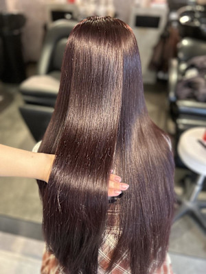 ななせ/ダークラベンダー/艶カラー/透明感カラー