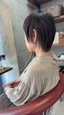 ボミディアムショート美髪