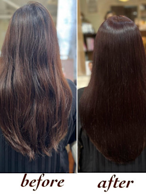 【美髪整形】異次元の最新髪質改善☆髪質改善カラー