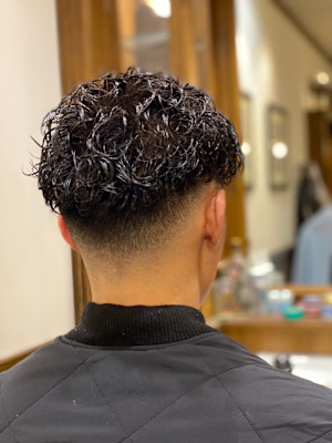 スキンフェードパーマ