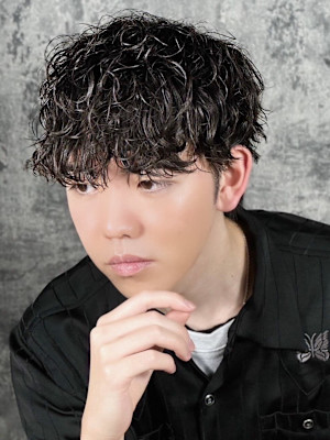 マッシュスパイラルパーマ