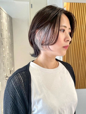 【タニグチ】イヤリングカラー/ショートウルフ/ウルフカット