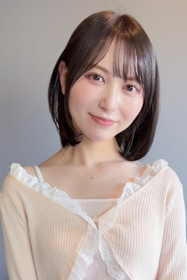 丸みボブ×マロンベージュ