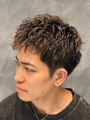 ショートスパイラルパーマ