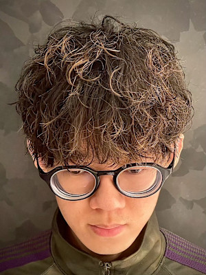 スパイラルパーマ