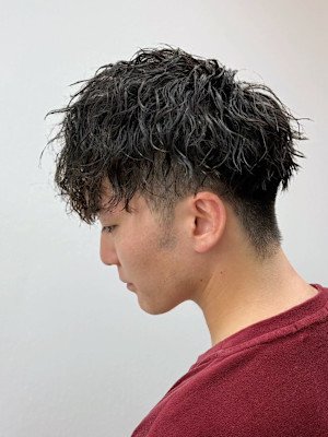 縦落ちスパイラルパーマ