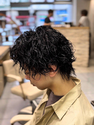 横浜で人気の束感メンズパーマスタイル