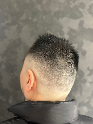 フェードソフトモヒカン