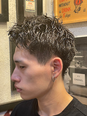 ショートスパイラルパーマ