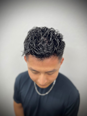 海外風スキンフェード