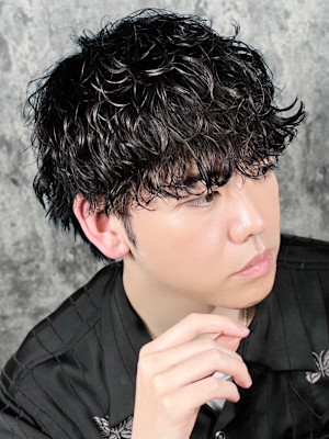 マッシュスパイラルパーマ