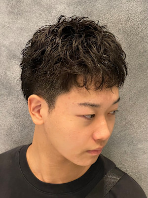 ナチュラル無造作ヘア